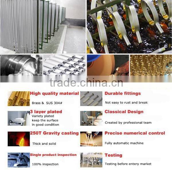 Flexible Decorative Brass Bathroom Accessories Hook Washroom Wall Hook 2202