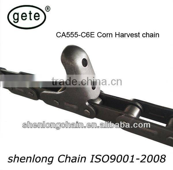 GDR HD agricultural conveyor feeder chain CA413- with K220/K221 attachments both side