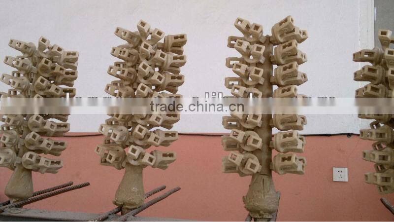 Iron fitting for polymer insulator