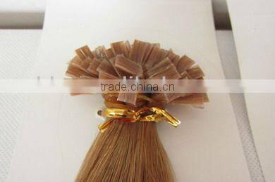 double drawn italy glue European remy fusion pre-boned hair extensions