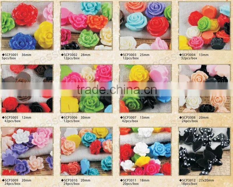 DIY small resin flowers resin flowers for jewelryresin flower beads