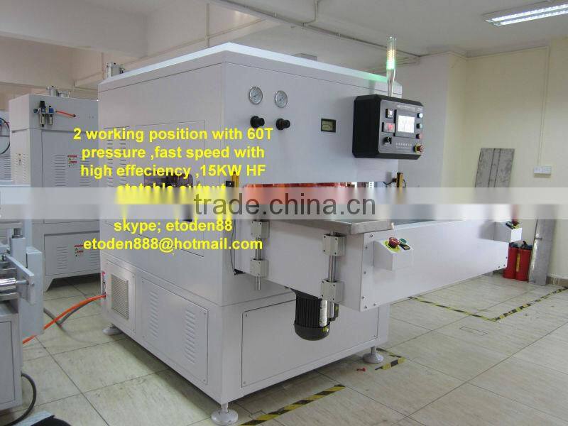 PVC boxes creasing and die cutting machine