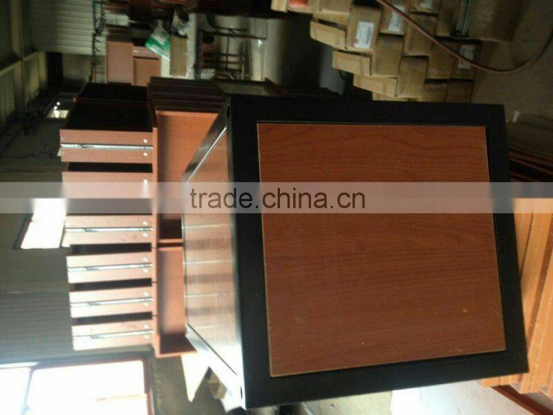 steel wood combination pre- assembled dormitory storage cabinet