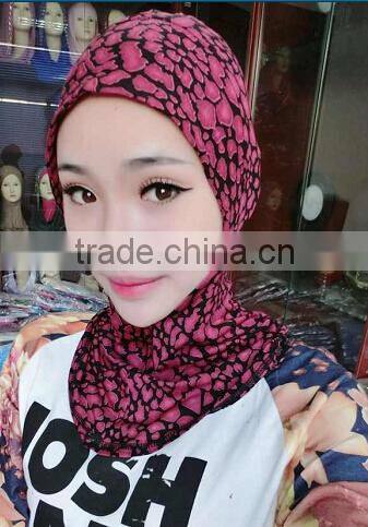 C069 new style print ninja inner underscarf,full underscarf to cover neck