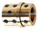 Precision standard Shouldered bush in Bronze with graphite inserts