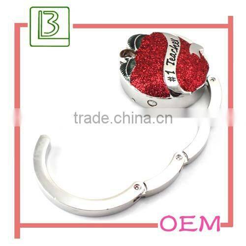 Christmas Gift Fashion snow bling purse hook