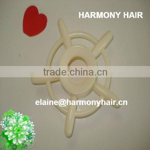 GREAT white plastic wig stand