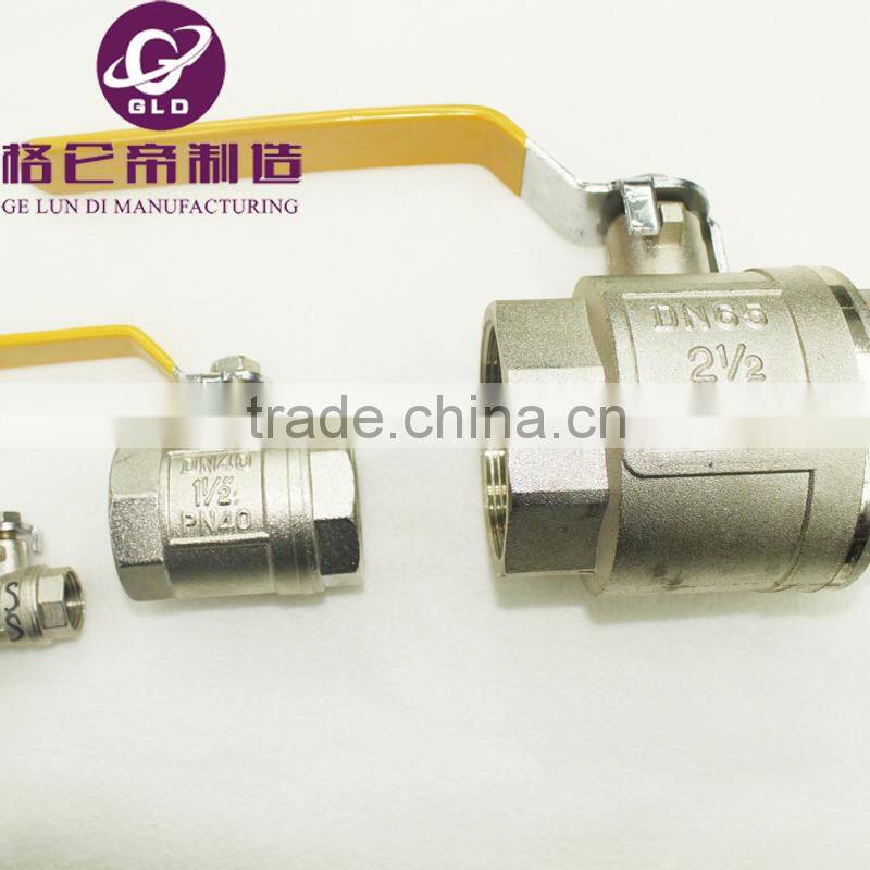 China Professional Manufacturer High Quality Stainless steel No Leakage Threaded Body zink alloy Ball Valves Globe Valve