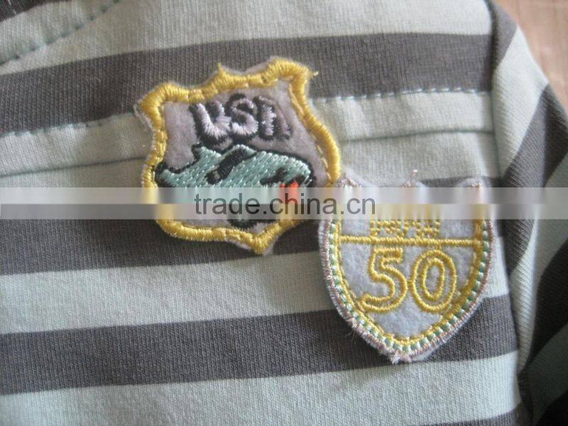 spring child jacket Tshirt and pants sets strpe casual sport set with hood 3pcs clothing set baby clothes set