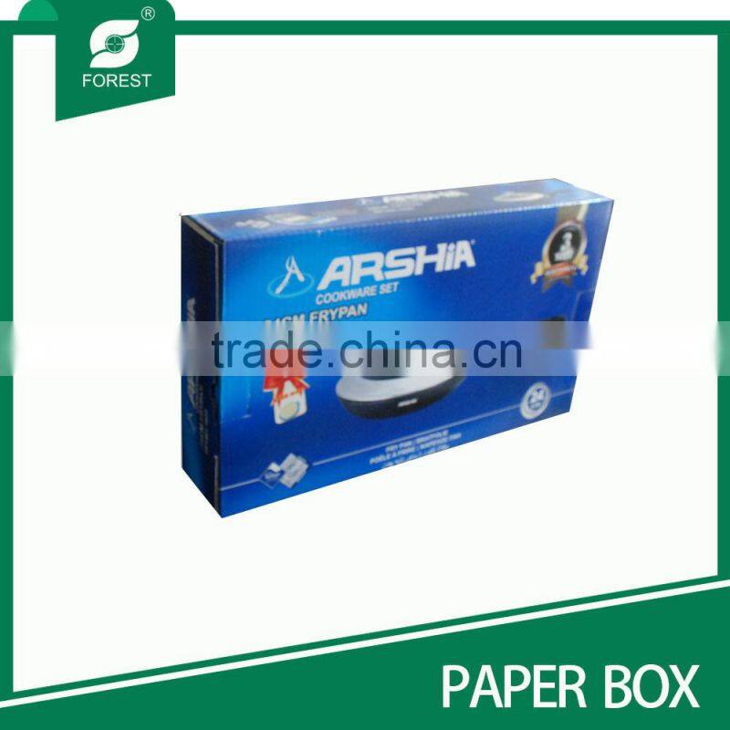 Full color printed paper box corrugated box for pam