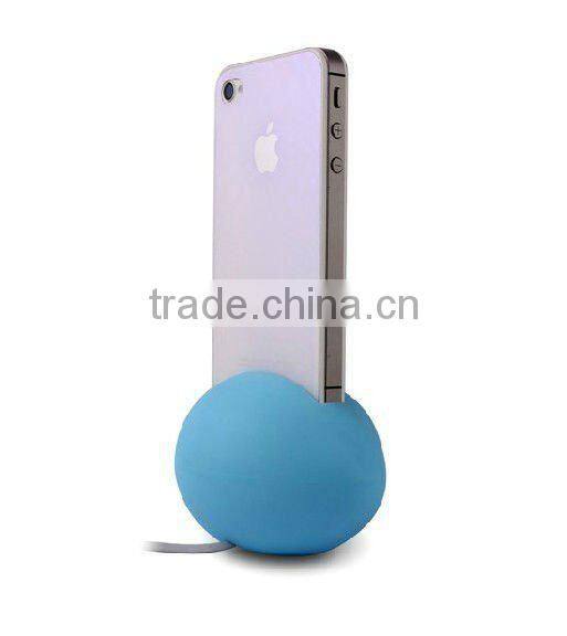 crazy sell silicone music egg mini speaker for iphone 4/4s