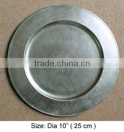 Wedding Silver Charger plate