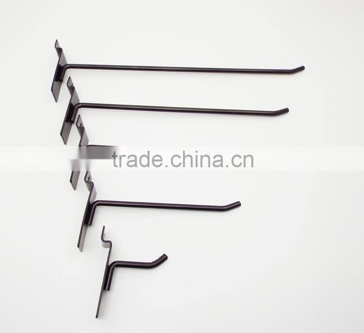 Good Quality supermarket hooks chrome retail slatwall wire display hooks
