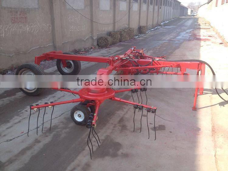 High quality CE approved double side pasture rotary rake for sale
