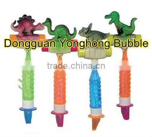 Dinosaur Rocker Bubble with Whistle