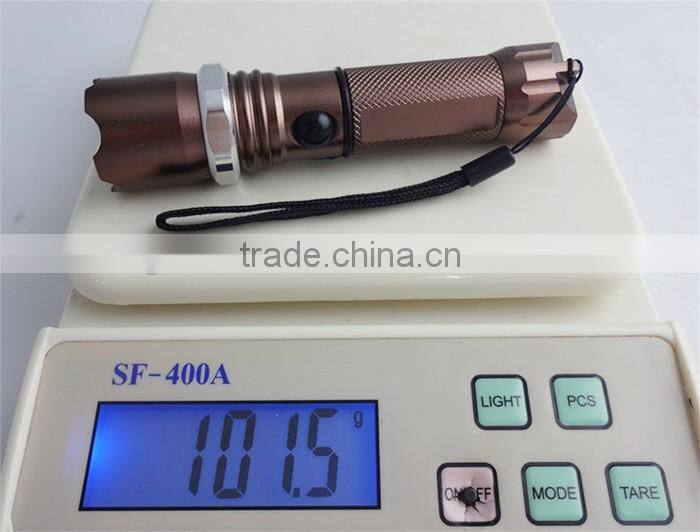 Onlystar GS-9028 adjustable focus tactical flashlight zoomable outdoor sports camping zooming swat flashlight