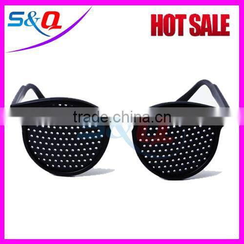 Custom Black Pinhole Glasses with custom logo