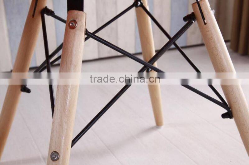 Dining room furniture modern design plastic chair with steel frame