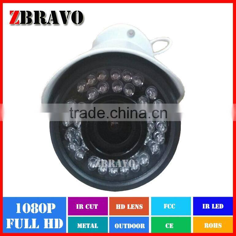 CCTV analog 2.0megapixel CVIcamera IP66 water proof HD CVI camera with IR filter