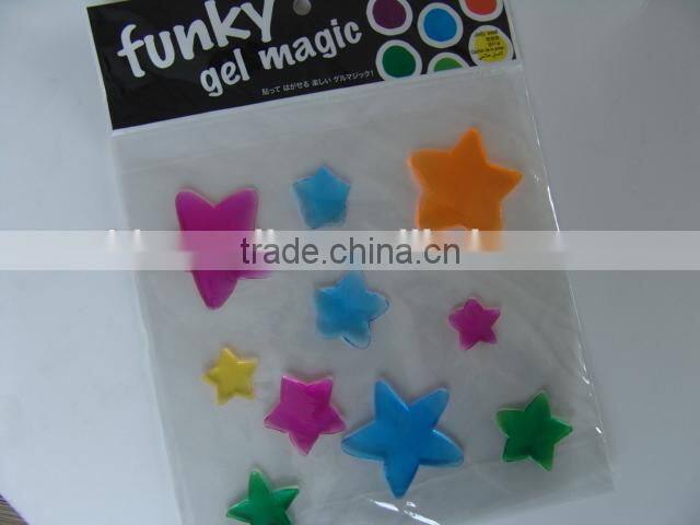 Jelly Gel Stickers, Gel Clings