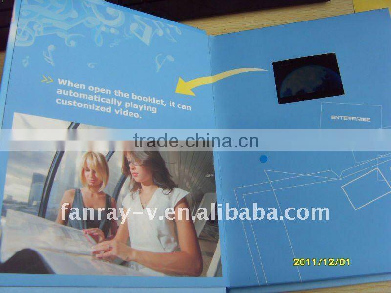 2.4'' video greeting card display