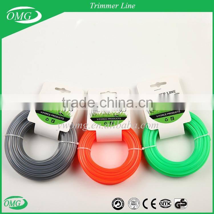Professional Grade Dual Color Trimmer Line for Brush Cutter