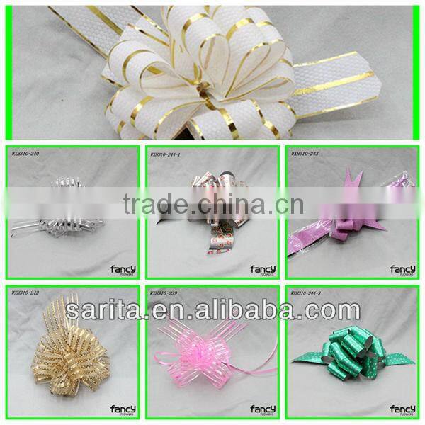 factory direct sale cheap gift wrap pull bows