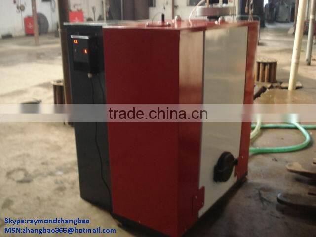 Biomass sawdust pellet boiler