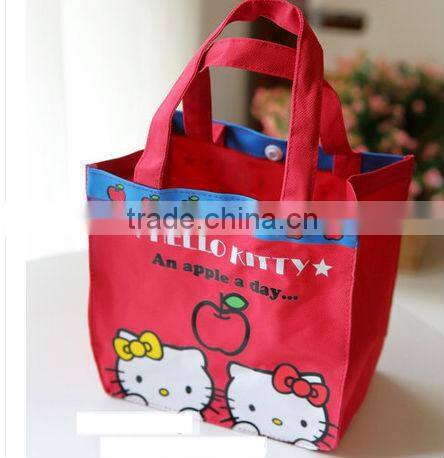 LW hello kitty fabric gift bags wholesale