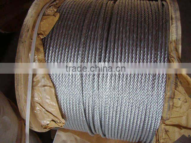 electric galvanized steel wire rope