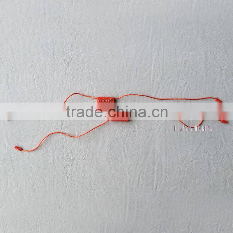 Plastic hang string tag for women's warm stockings