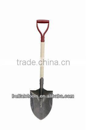 steel shovel head with handle(wooden) Y type,Japan shovel