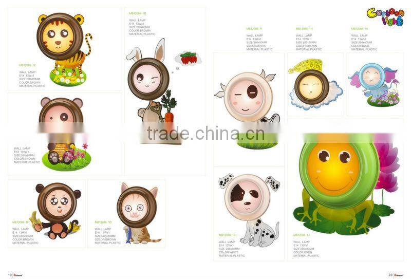 Little bear paster kids wall lamp