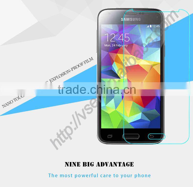 2.5D round edge tempered glass film screen protector for Samsung galaxy S5 glass screen protector