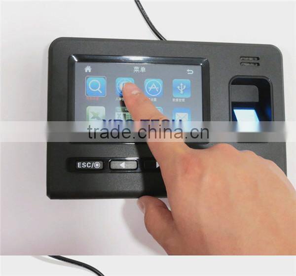 4.3 Inch Touch Screen Portable Fingerprint Time Attendance