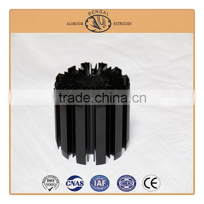 LED Light Radiator Aluminum Extrusion Products , Alloy for Aluminum Radiator