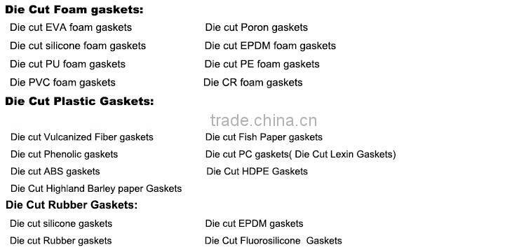 Global Gasket Solution Die Cutting Self Adhesive PVC Foam Seal Gasket