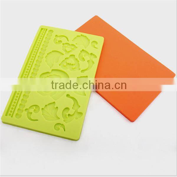 Beautiful flower leaf shaped silicone decorating cake tools