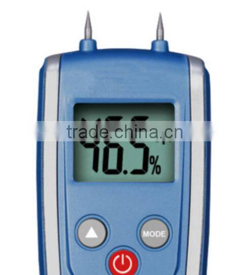 2 pin steel probe Digital wood moisture meter with LCD display for testing moisture