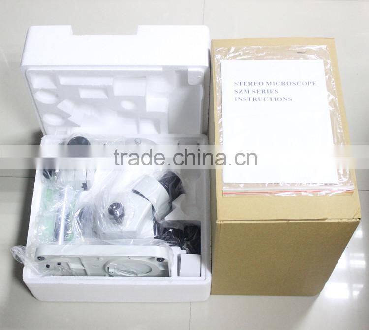 FTSM-45T1 Stereo Zoom Trinocular Microscope Magnification Vertical Microscope