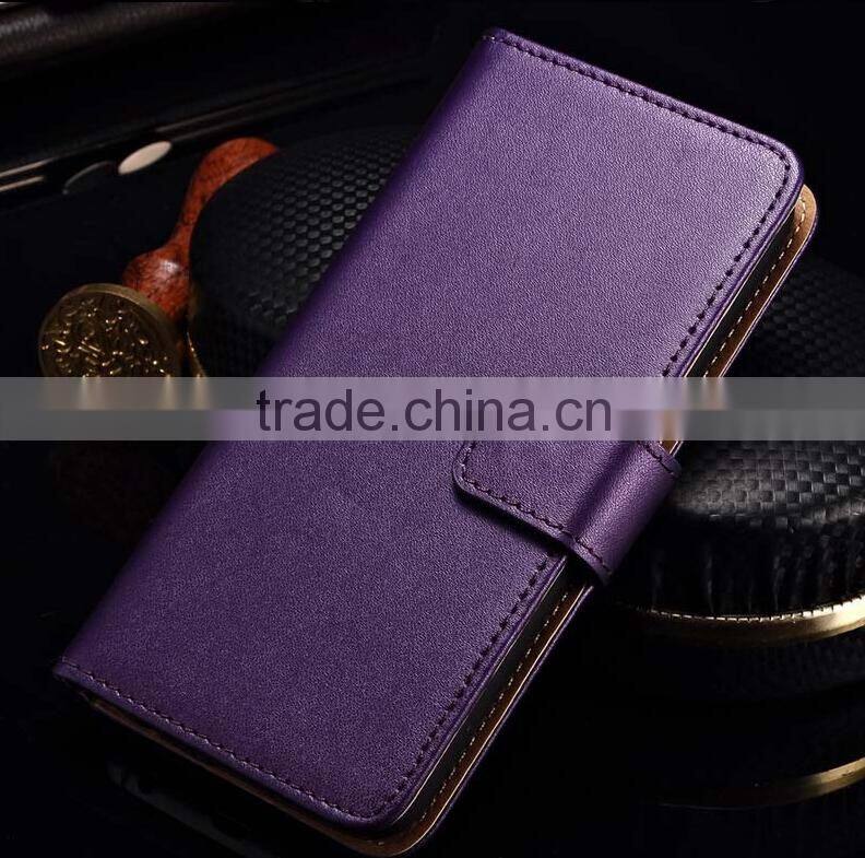 Top selling wallet leather case flip stand cover for htc butterfly 3