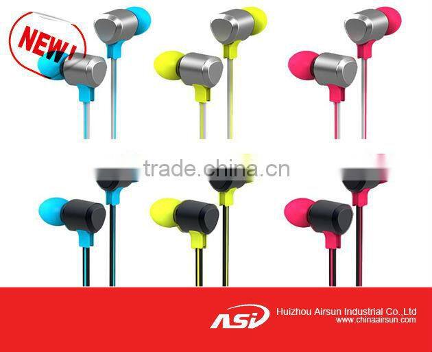 Bright Color Alumimum Casing In-ear Earphone