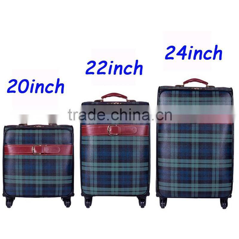 Wheels PVC Zipper Bag Cheap Salon Travel Trolley Bag