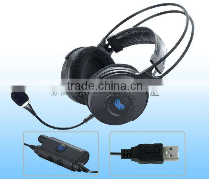 2013 newest product fashion game headphone for XBOX/PS3/PC/TV from China factory