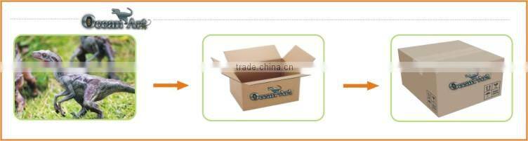 With CE and ISO Handmade resin dinosaur decoration craft model