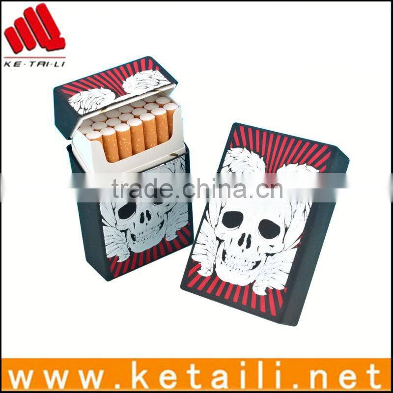 Cheap High Quality Cigarette case/ cigarette box/silicone cigarette pack cover with custom printing