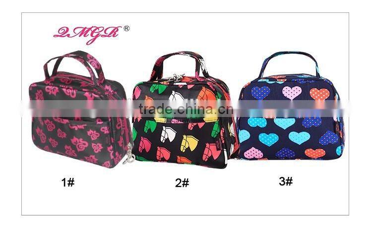 Hot sale Fashion Various color Satin cosmetic bag
