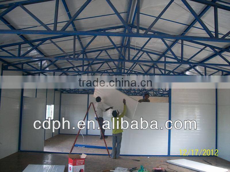 China alibaba worker dormitory design, Made in China prefabricated site office design, China supplier sandwich panel house