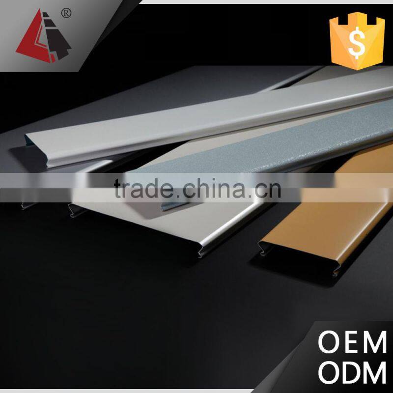 Modern design C shaped strip aluminum clip in ceiling tile