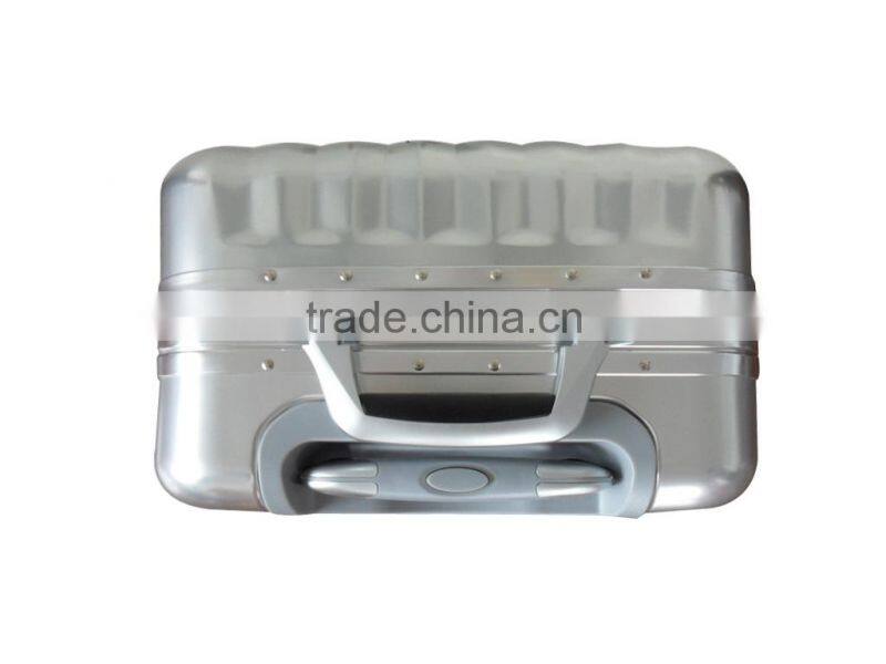 2014 new design aluminium material trolley luggage, suitcase,20,24,28 luggage